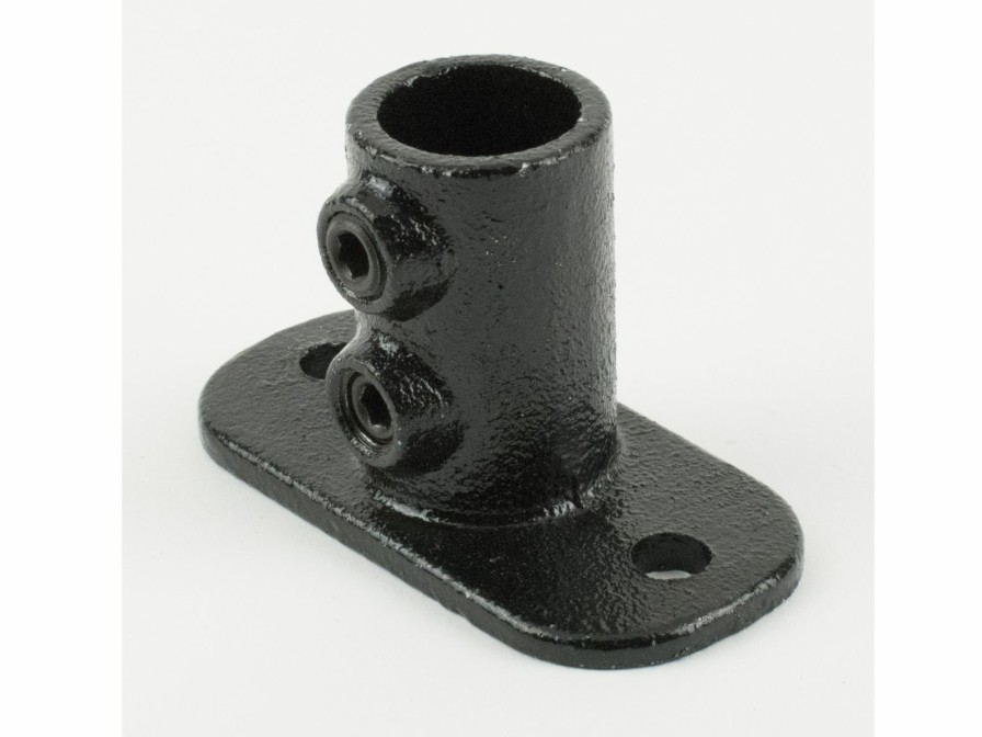 Structural Fittings & Pipe SteelTek Flanges | Black 3/8-In Standard Rail Flange