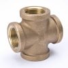 Piping Systems Southland Fittings | 1-In Fip Red Brass Cross