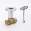 Valves, Fittings & Connectors ProLine Series Gas Valves | Chrome Plated Brass 1/2-In Fip X 1/2-In Fip Straight Log Lighter Valve