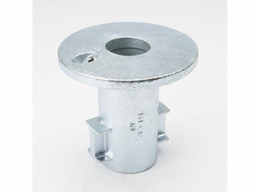 Structural Fittings & Pipe SteelTek Sockets | Galvanized 1-1/4-In Ground Socket