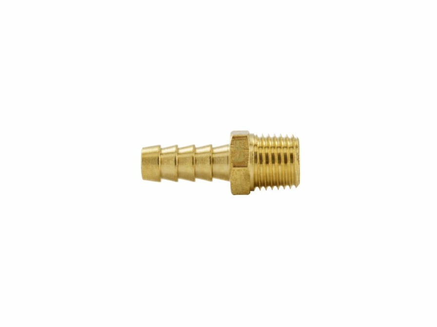 Valves, Fittings & Connectors ProLine Series Brass Barbed Fittings | Brass 5/16-In Barb X 1/4-In Mip Male Adapter