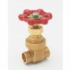 Valves, Fittings & Connectors ProLine Series Plumbing Valves | Brass 1/2-In Swt X 1/2-In Swt Heavy Duty Gate Valve - Lead-Free