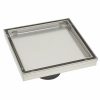 Bath & Kitchen Products B&K Square Models | 6-In Tile-Insquare 2-In Shower Drain