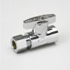 Valves, Fittings & Connectors ProLine Series Straight Stops | Chrome Plated Brass 3/8-In Fip X 3/8-In Comp Straight Stop