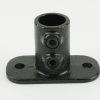 Structural Fittings & Pipe SteelTek Flanges | Black 3/4-In Standard Rail Flange