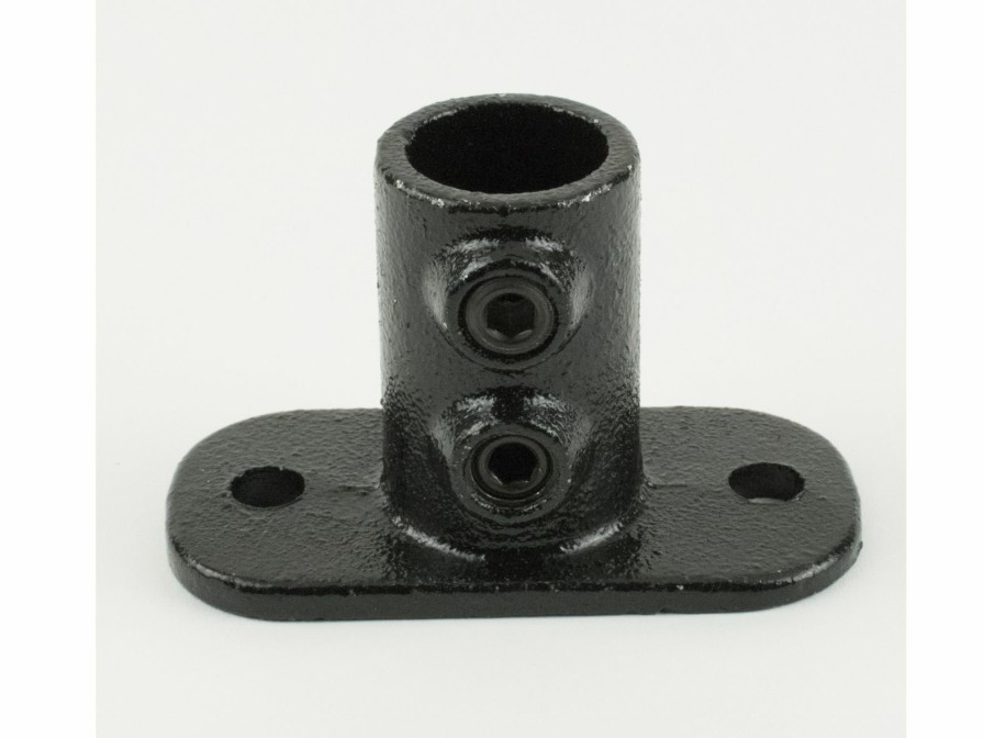 Structural Fittings & Pipe SteelTek Flanges | Black 3/4-In Standard Rail Flange