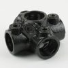 Structural Fittings & Pipe SteelTek Crosses | Black 3/4-In Cross