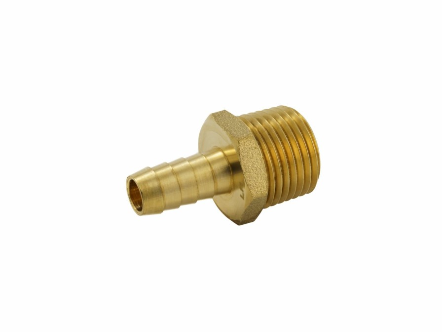 Valves, Fittings & Connectors ProLine Series Brass Barbed Fittings | Brass 3/8-In Barb X 1/2-In Mip Male Adapter