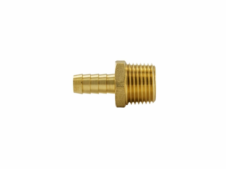 Valves, Fittings & Connectors ProLine Series Brass Barbed Fittings | Brass 3/8-In Barb X 1/2-In Mip Male Adapter