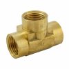 Valves, Fittings & Connectors ProLine Series Brass Fittings & Nipples | Brass 1/2-In Fip X 3/8-In Fip X 1/2-In Fip Tee