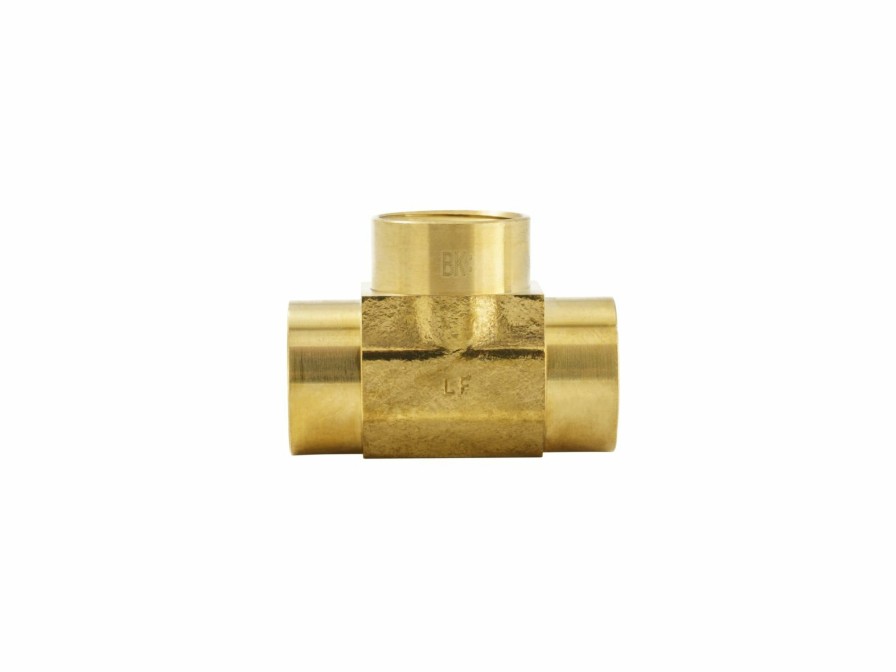 Valves, Fittings & Connectors ProLine Series Brass Fittings & Nipples | Brass 1/2-In Fip X 3/8-In Fip X 1/2-In Fip Tee