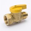 Valves, Fittings & Connectors ProLine Series Gas Valves | Brass 15/16-In Fl X 1/2-In Fip 1-Pc Body Gas Valve