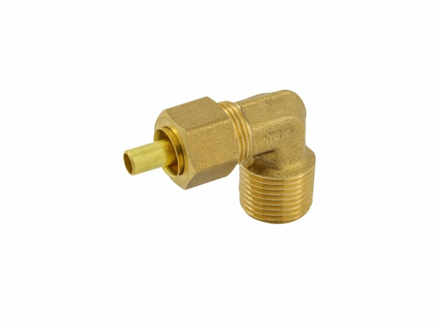 Valves, Fittings & Connectors ProLine Series Compression Fittings | Brass 3/8-In Comp X 3/8-In Mip Male Elbow