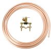 Valves, Fittings & Connectors ProLine Series Appliance Connectors | 1/4-In Od X 15-Ft Copper Ice Maker Kit W/Lead-Free Saddle Valve