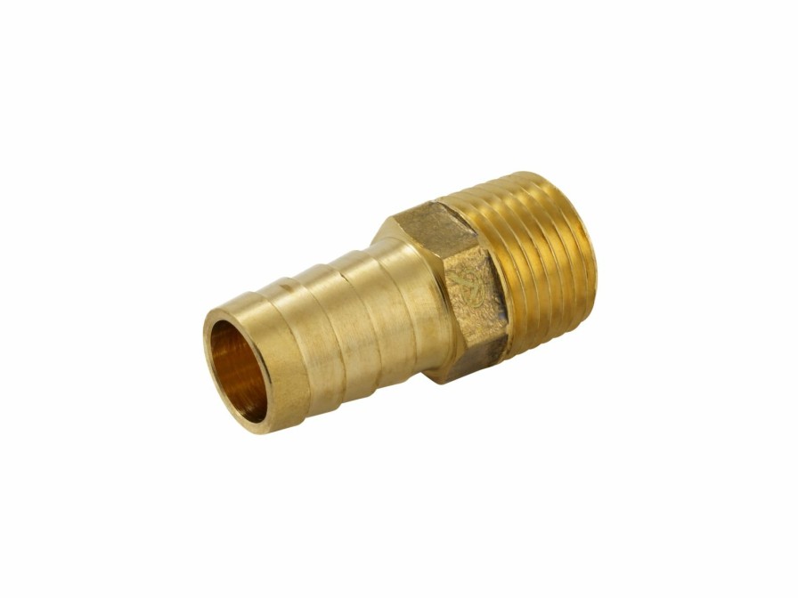 Valves, Fittings & Connectors ProLine Series Brass Barbed Fittings | Brass 5/8-In Barb X 1/2-In Mip Male Adapter