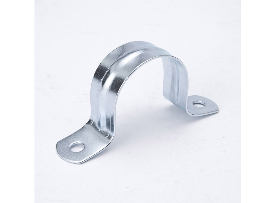 Valves, Fittings & Connectors ProLine Series Galvanized Steel | Galvanized Steel 3/8-In 2-Hole Strap (10-Bag)