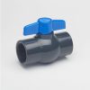 Valves, Fittings & Connectors ProLine Series Ball Valves | Pvc 1-1/4-In Fip X 1-1/4-In Fip Ball Valve Non-Potable Gray