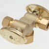 Valves, Fittings & Connectors ProLine Series Dual Outlet Stops | Brass 5/8-In Comp X 3/8-In Comp X 1/4-In Comp Dual Outlet Stop