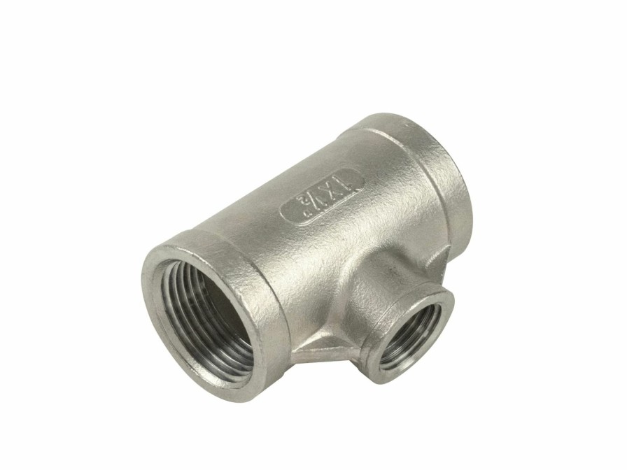 Valves, Fittings & Connectors ProLine Series | Stainless Steel 304 1-In Fip X 1/2-In Fip Tee