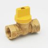 Valves, Fittings & Connectors ProLine Series Gas Valves | Brass 1/2-In Fip X 1/2-In Fip Tee Handle 1-Pc Body Gas Valve