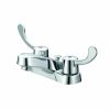 Bath & Kitchen Products B&K Lavatory | Two Metal Ada Lever Handle W/ Pop-Up- Round Base - Brass Waterways - Chrome