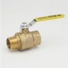 Valves, Fittings & Connectors ProLine Series Ball Valves | Brass 1/2-In Mip X 1/2-In Fip Ball Valve - Lead-Free