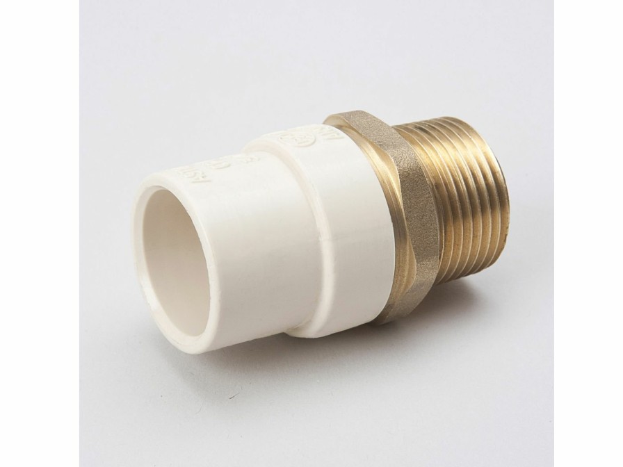 Valves, Fittings & Connectors B&K Transition | Cpvc 1-1/4-In Solv X 1-1/4-In Mip Brass Transition Adapter