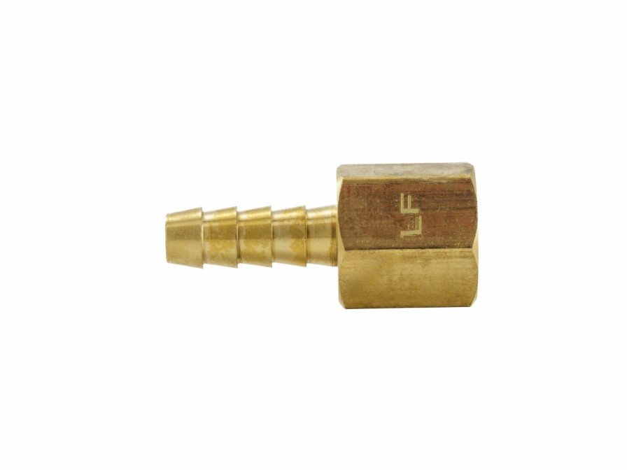 Valves, Fittings & Connectors ProLine Series Brass Barbed Fittings | Brass 1/4-In Barb X 1/4-In Fip Female Adapter