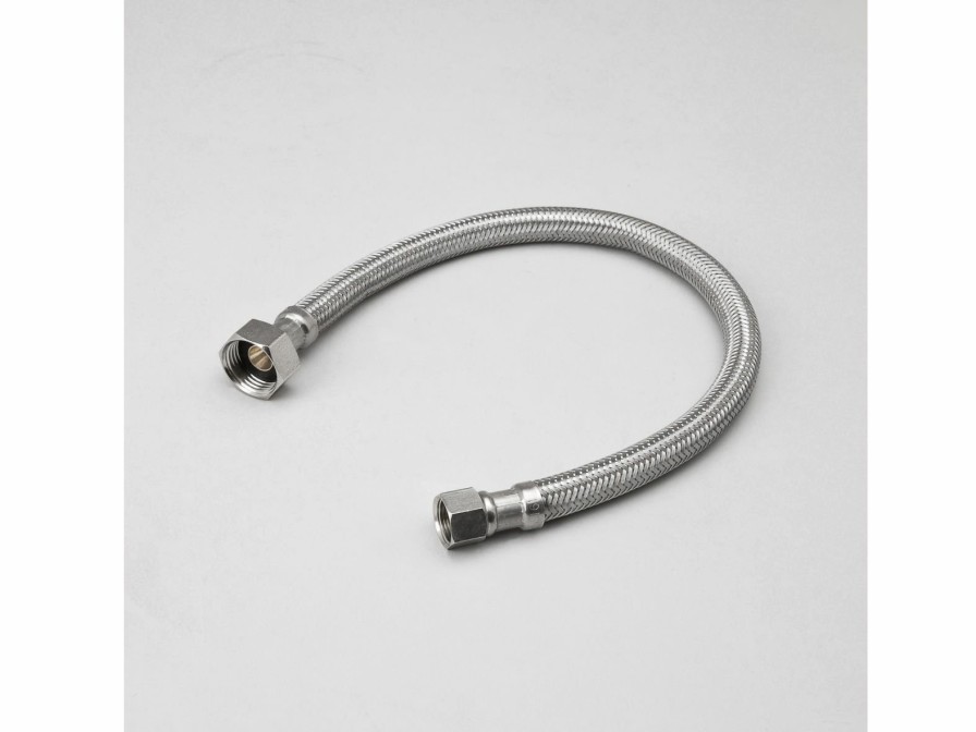 Valves, Fittings & Connectors ProLine Series Faucet Connectors | 1/2-In Comp X 1/2-In Fip X 24-In Braided Stainless Steel Faucet Supply Line