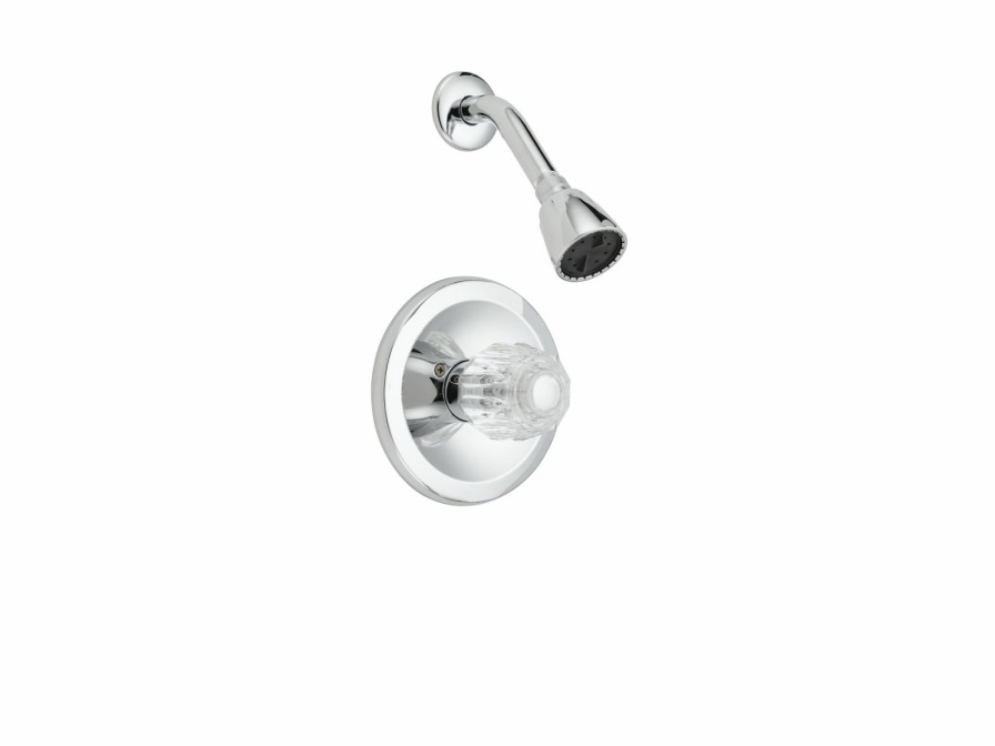 Bath & Kitchen Products B&K Tub & Shower | Single Acrylic Handle W/ Showerhead - Chrome