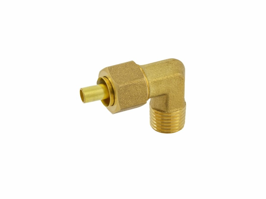 Valves, Fittings & Connectors ProLine Series Compression Fittings | Brass 3/8-In Comp X 1/4-In Mip Male Elbow