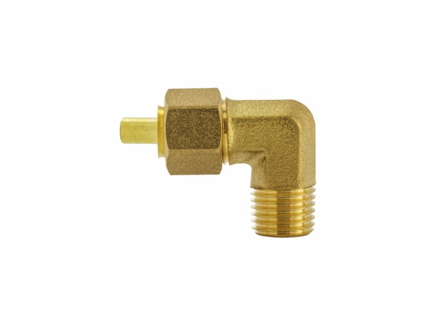 Valves, Fittings & Connectors ProLine Series Compression Fittings | Brass 3/8-In Comp X 1/4-In Mip Male Elbow