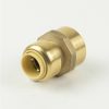 Valves, Fittings & Connectors ProLine Series Brass Push Fit | 1/2-In Pf X 3/4-In Fip Brass Push Fit Female Adapter