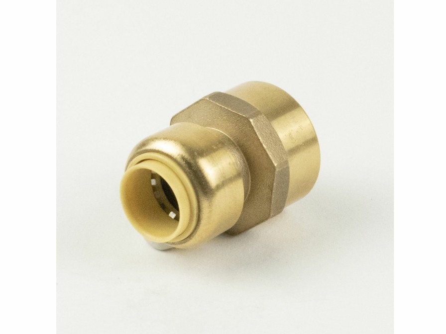 Valves, Fittings & Connectors ProLine Series Brass Push Fit | 1/2-In Pf X 3/4-In Fip Brass Push Fit Female Adapter