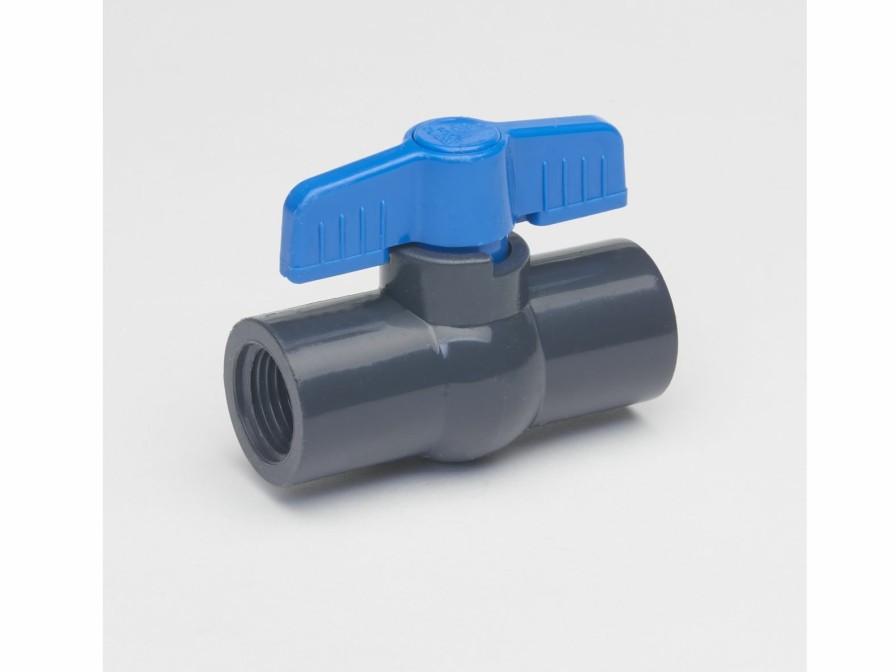 Valves, Fittings & Connectors ProLine Series Ball Valves | Pvc 1/2-In Fip X 1/2-In Fip Ball Valve Non-Potable Gray