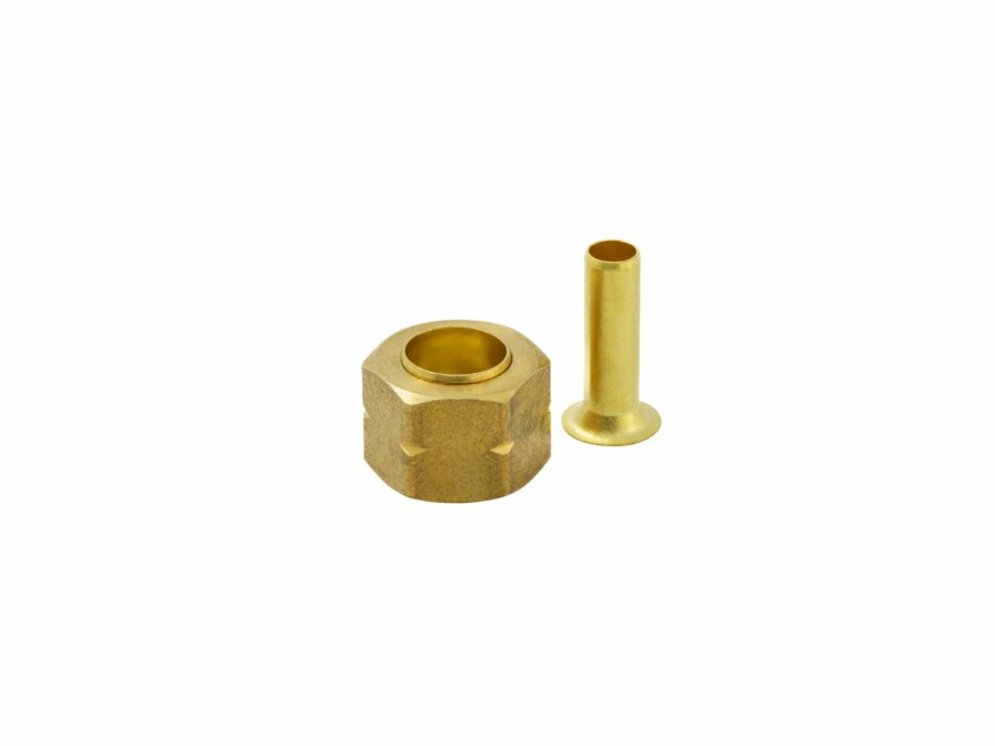 Valves, Fittings & Connectors ProLine Series Compression Fittings | Brass 3/8-In Comp Nut With Insert