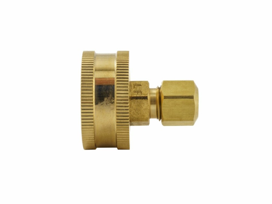 Valves, Fittings & Connectors ProLine Series Garden Hose Fittings | Brass 3/4-In Fht X 1/4-In Comp Swivel Adapter