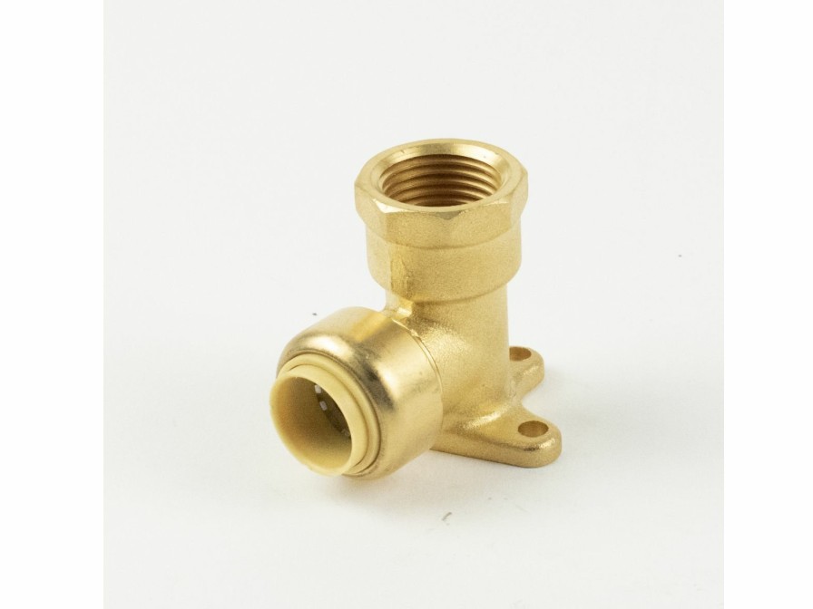 Valves, Fittings & Connectors ProLine Series Brass Push Fit | 1/2-In Pf Brass Push Fit 90 Drop Ear Elbow