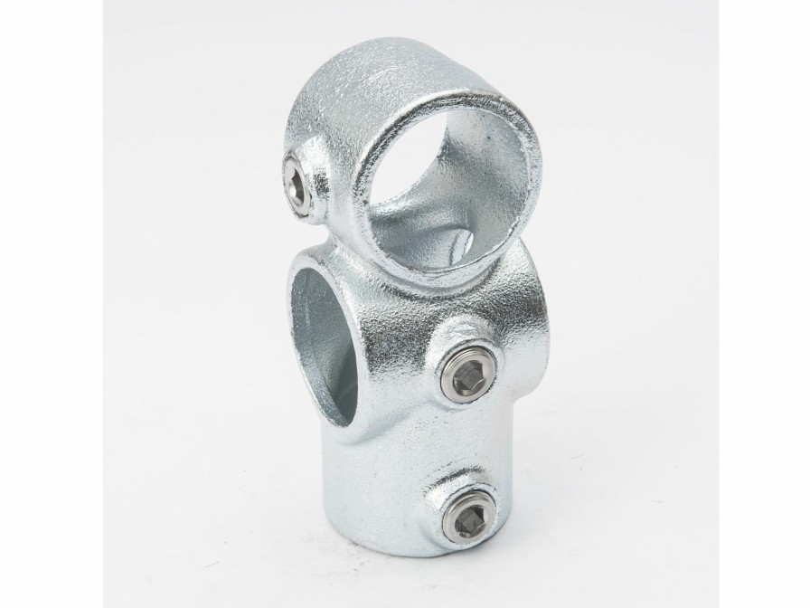 Structural Fittings & Pipe SteelTek Static Sockets | Galvanized 1-1/4-In Combo Tee