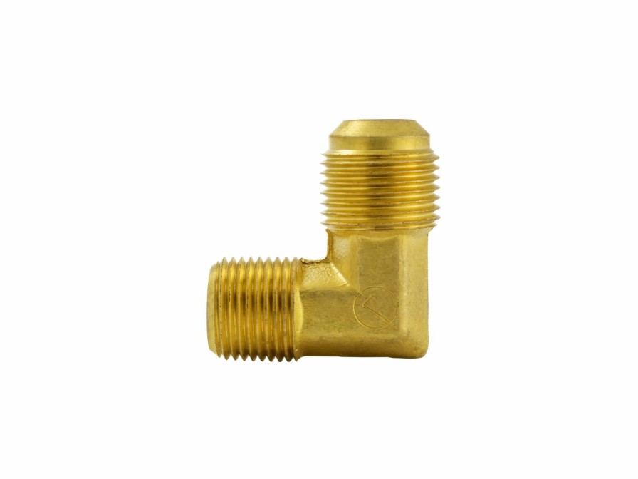 Valves, Fittings & Connectors ProLine Series Flare Fittings | Brass 1/2-In Fl X 3/8-In Mip Male Elbow