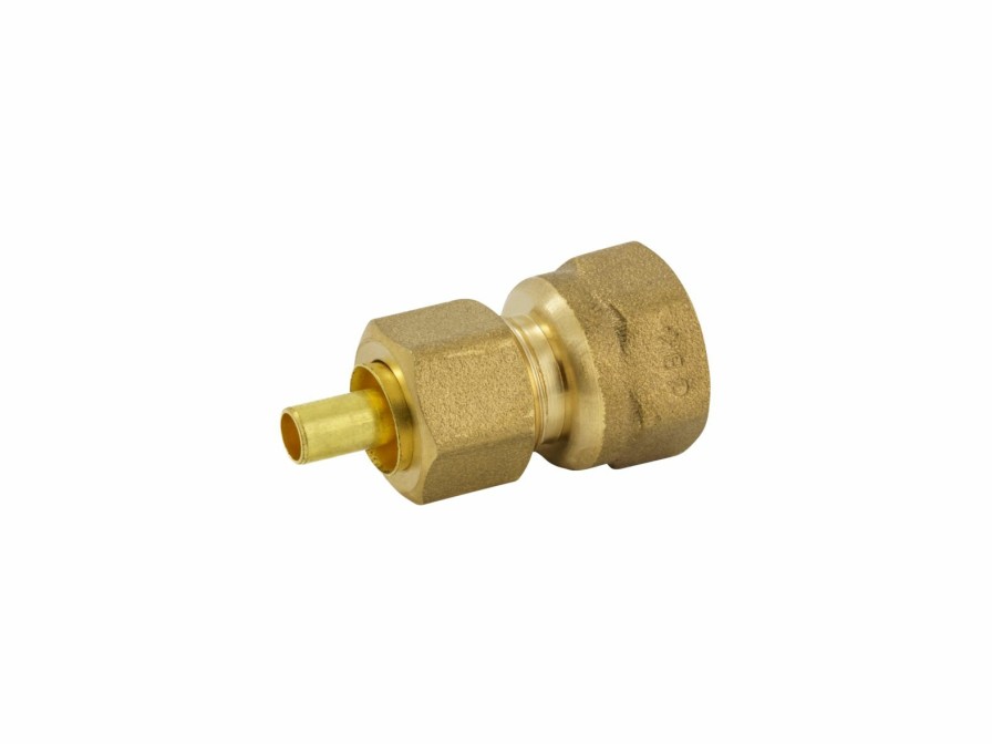 Valves, Fittings & Connectors ProLine Series Compression Fittings | Brass 3/8-In Comp X 3/8-In Fip Coupling