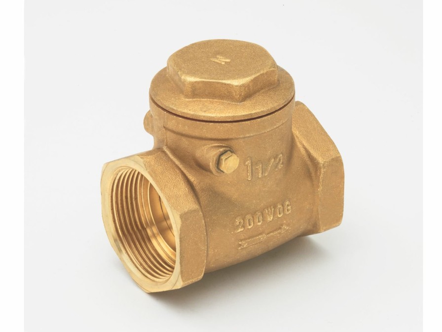 Valves, Fittings & Connectors ProLine Series Plumbing Valves | Brass 1-1/2-In Fip X 1-1/2-In Fip Swing Check Valve - Lead-Free