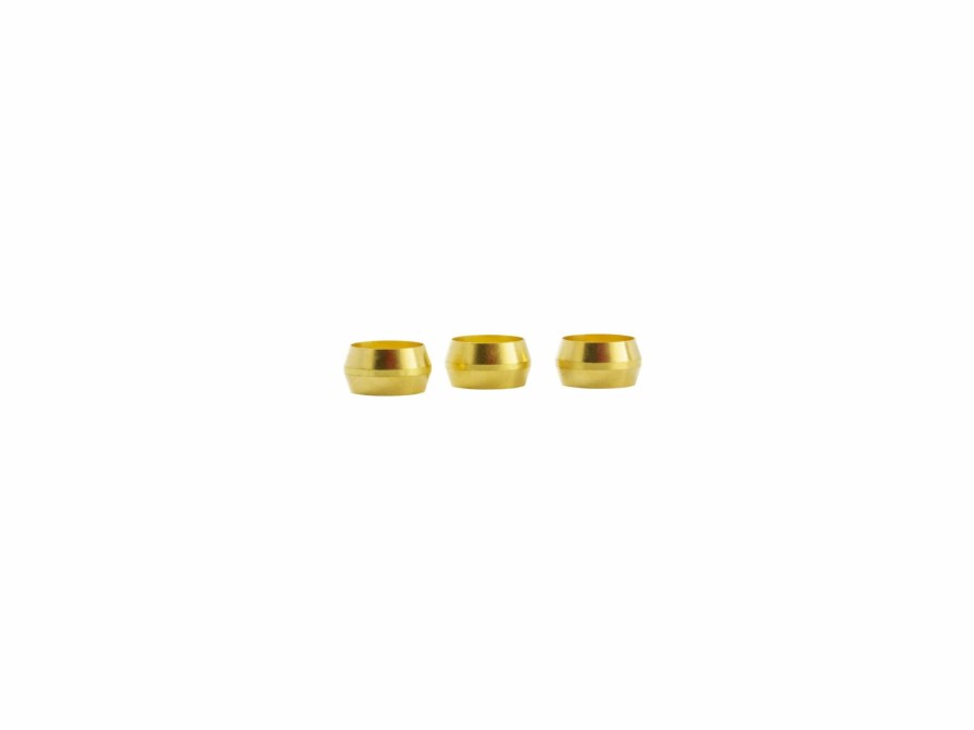 Valves, Fittings & Connectors ProLine Series Compression Fittings | Brass 1/4-In Comp Sleeve (3-Pack)