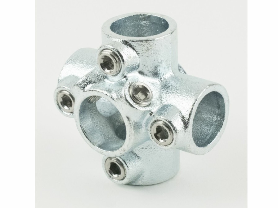 Structural Fittings & Pipe SteelTek Crosses | Galvanized 3/4-In Cross