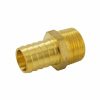 Valves, Fittings & Connectors ProLine Series Brass Barbed Fittings | Brass 3/4-In Barb X 3/8-In Mip Male Adapter