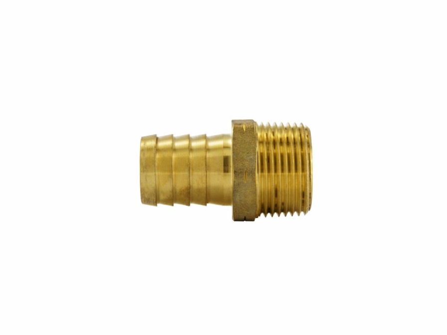 Valves, Fittings & Connectors ProLine Series Brass Barbed Fittings | Brass 3/4-In Barb X 3/8-In Mip Male Adapter