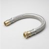 Valves, Fittings & Connectors ProLine Series Appliance Connectors | 3/4-In Mip X 7/8-In Comp X 18-In Braided Stainless Steel Water Heater Connector