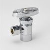 Valves, Fittings & Connectors ProLine Series Angle Stops | Chrome Plated Brass 1/2-In Fip X 3/8-In Comp Angle Stop W/Loose Key