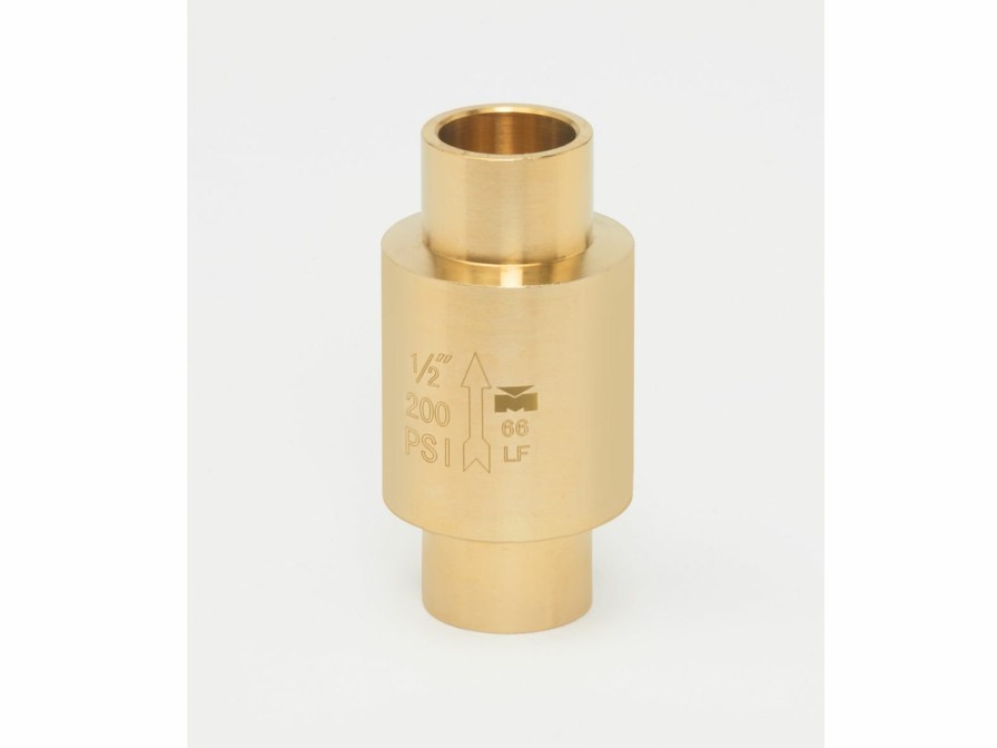 Valves, Fittings & Connectors ProLine Series Plumbing Valves | Brass 3/4-In Swt X 3/4-In Swt In-Line Check Valve - Lead-Free