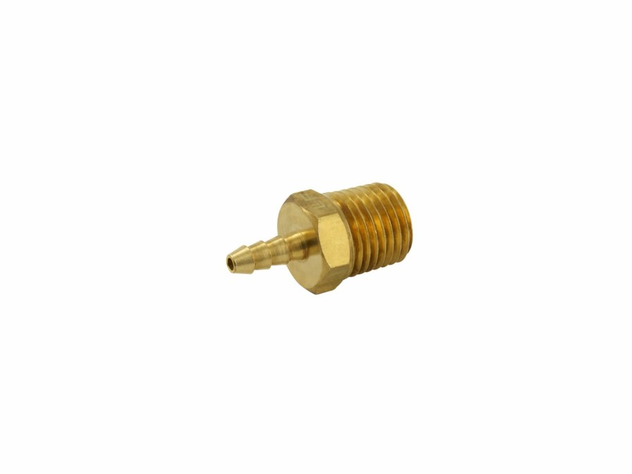 Valves, Fittings & Connectors ProLine Series Brass Barbed Fittings | Brass 1/8-In Barb X 1/4-In Mip Male Adapter